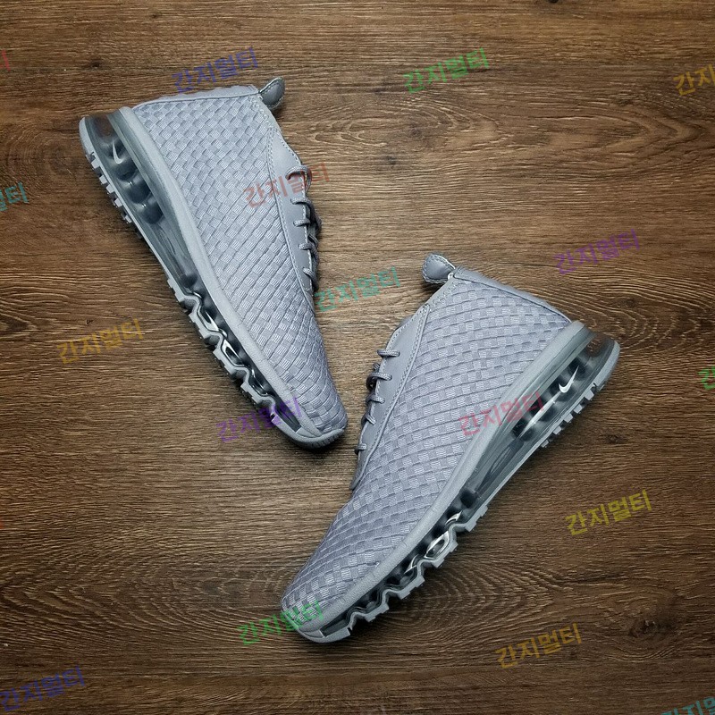 921854-001！Nike Air Max Woven Boot 混合编织全掌气垫！原汁原味实拍！微商首选！(569AE).jpg